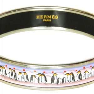 ISO Hermes enamel bangle/bracelet penguins